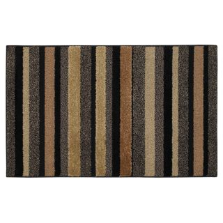 Mohawk Home 30 x 46 Line Up Charcoal Line Accent Rug
