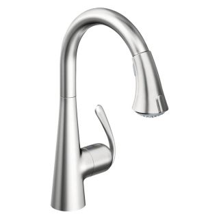 GROHE Ladylux Stainless Steel Pull Down Kitchen Faucet