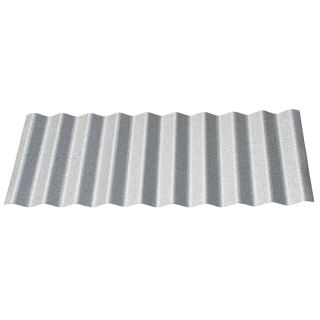 Union Corrugating 10 ft x 24 in 29 Gauge Plain Corrugated Steel Roof Panel