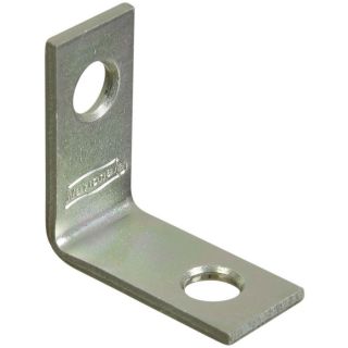 Stanley National Hardware 4 Pack 0.5 in x 1 in Zinc Plated Flat Braces