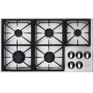 Dacor 5 Burner Gas Cooktop (Stainless) (Common 36 in; Actual 36 in)