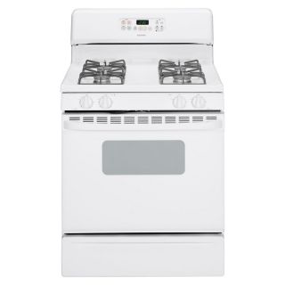 Hotpoint Freestanding 4.8 cu ft Self Cleaning Gas Range (White on White) (Actual 30 in)