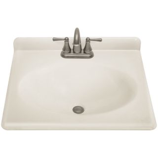 ESTATE by RSI Renditions 25 in W x 22 in D Platinum Cultured Marble Integral Single Sink Bathroom Vanity Top
