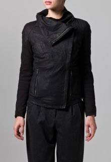 muubaa LENEXA COWL   Leather jacket   black