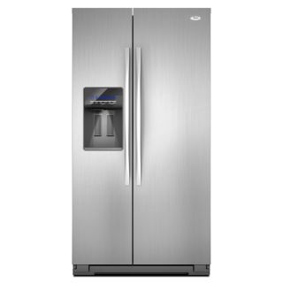 Whirlpool 26.4 cu ft Side by Side Refrigerator with Single Ice Maker (Mono Satina Steel) ENERGY STAR