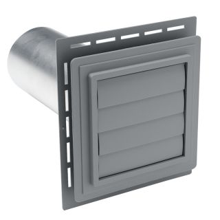 Durabuilt Vent (Fits Opening 4 in Round; Actual 4 in 7/8 in High x 7 in Wide)