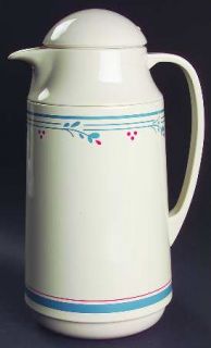 Corning Country Violets Plastic Thermos/Carafe & Lid, Fine China Dinnerware   Co