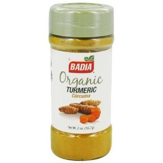 Badia Spices Organic Ground Tumeric 2 OZ (Pack of 12)