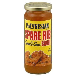 Polynesian Sauce Sparerib Sauce, 19 Ounce Glass(Pack of 6)  Barbecue Sauces  Grocery & Gourmet Food