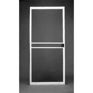 RITESCREEN White Steel Screen Door (Common 80 in x 30 in; Actual 80.125 in x 30 in)