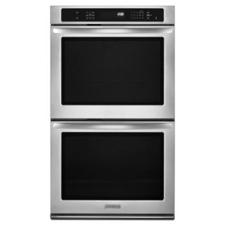 KitchenAid Architect II Self Cleaning Convection Double Electric Wall Oven (Stainless Steel) (Common 27 in; Actual 27 in)