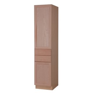 Style Selections 84 in x 18 in x 24.6 in Unfinished Drawer Base Cabinet