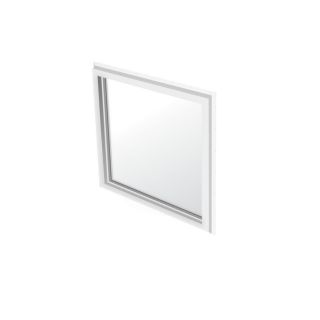 BetterBilt 36 in x 36 in 355 Series Series White Double Pane Square New Construction Picture Window