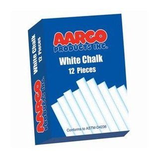 White Chalk, One Case, Contains 144 Boxes (12 pieces per box) Sports & Outdoors