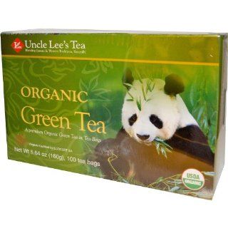 Uncle Lee's Organic Green Tea    100 Tea Bags Health & Personal Care
