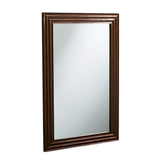 KOHLER 38 in H x 26 in W Escale Engineered Wenge Rectangular Bathroom Mirror