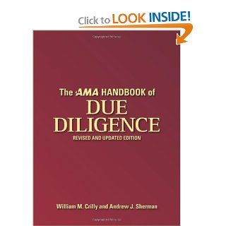 The AMA Handbook of Due Diligence 9780814413821 Business & Finance Books @