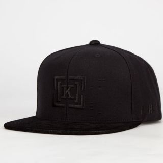 Shadow Mens Snapback Hat Black One Size For Men 238541100