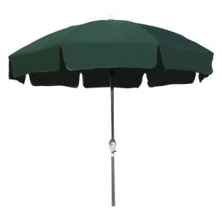 Round Crank Patio Umbrella   Green 7.5