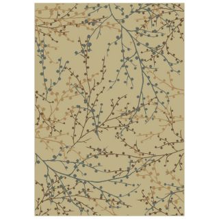 Shaw Living Berries 7 ft 10 in x 10 ft 10 in Rectangular Multicolor Transitional Area Rug