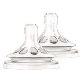 Philips Avent BPA Free Natural Fast Flow Nipple, 2 Pack