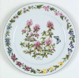 Royal Worcester Worcester Herbs Green Trim Service Plate (Charger), Fine China D