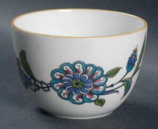 Royal Worcester Palmyra Open Sugar Bowl, Fine China Dinnerware   Blue/Teal/Red F