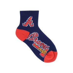Atlanta Braves For Bare Feet Youth 501 Socks