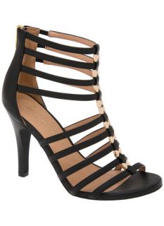 Lane Bryant Plus Size Caged heeled sandal     Womens Size 9 W, Black