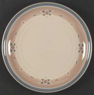 Noritake Arizona Dinner Plate, Fine China Dinnerware   Santa Fe Line, Blue Band,