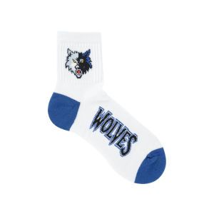 Minnesota Timberwolves For Bare Feet Ankle White 501 Sock