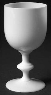 Imperial Glass Ohio Provincial Blown Milk Glass Water Goblet   Stem #56, Milk Gl