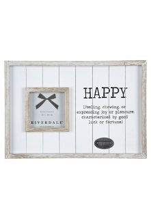 Riverdale   HAPPY   Picture frame   white