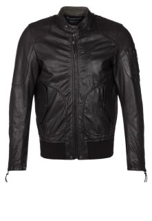 Replay   Leather jacket   black