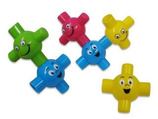 Edushape Baby Connects, Set of 12  Baby Shape And Color Recognition Toys  Baby