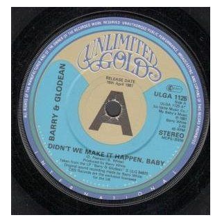 Didn't We Make It Happen 7 Inch (7" Vinyl 45) UK Unlimited Gold 1981 Music