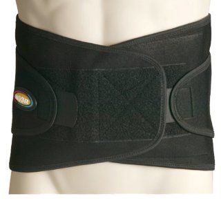 Maxar Airprene (Breathable Neoprene) Sport Belt (Lumbo Sacral Support), Large, Black Health & Personal Care