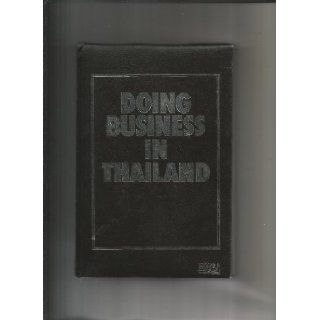 Doing Business in Thailand N/A Books