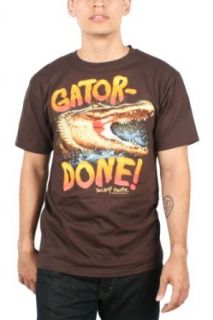 Swamp People   Mens Gator Done T Shirt in Dark Brown Clothing