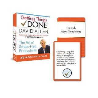Getting Things Done Productivity Cards David Allen 9780399167003 Books