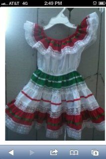Girls Cinco De Mayo Mexican Dress 3/4 Small Dress  Other Products  