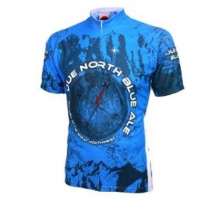 World Jerseys Men's Due North Blue Ale Cycling Jersey  Sports & Outdoors