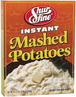 Shurfine Instant Mashed Potatoes   12 Pack  Green Beans Produce  Grocery & Gourmet Food