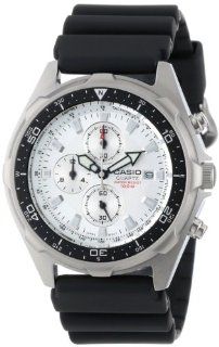 Casio Men's AMW330 7AV Stainless Steel and Resin Dive Watch at  Men's Watch store.