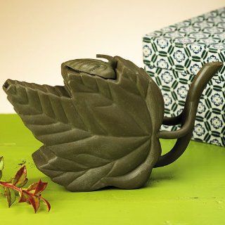 Smithsonian Yixing Green Leaf Teapot  