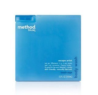 Method Body Wash, Escape Artist, Beach Sage, 12 Ounces (Pack of 3)  Bath And Shower Gels  Beauty