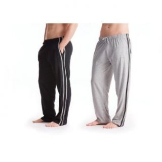 Mens Long Lounge Nightwear Bottoms/Pants (2 Pack) at  Mens Clothing store
