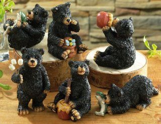 Collections Etc   Woodland Black Bear Collectible Figurines   Black Bear Decor