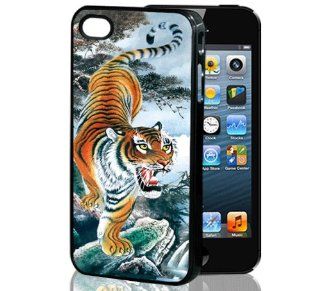 SaveGood 3D stereoscopic visual effect Tiger Hard Case Cover Skin Shell for iPhone 5 Cell Phones & Accessories