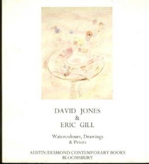 David Jones & Eric Gill Watercolors Drawing & Prints Exhibit Catalog Entertainment Collectibles